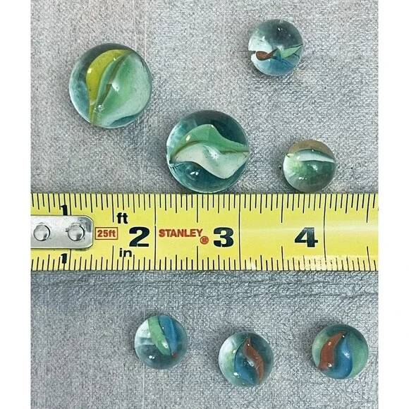 Lot Cat Eye Marbles Kidz Work Vintage ~1.5 lb  Assorted Colors & Size - Picture 2 of 13